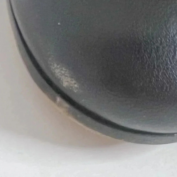 Maison Martin Margiela Paris Black Leather Heeled Booties Size 37 38WU0239 - Picture 11 of 13